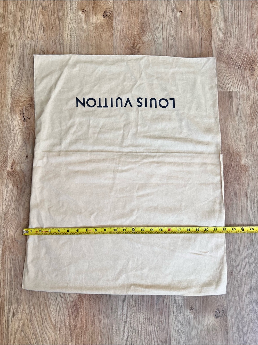 2017 Louis Vuitton Neverfull MM Envelope Dust Bag 27”X22” Authentic - Picture 5 of 5